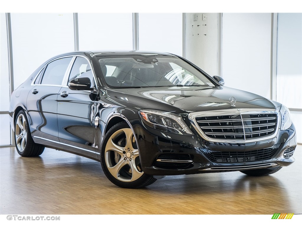 Black 2016 Mercedes-Benz S Mercedes-Maybach S600 Sedan Exterior Photo #114655552