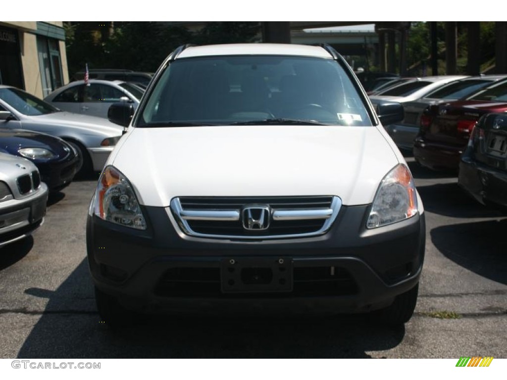 2004 CR-V LX 4WD - Taffeta White / Black photo #2