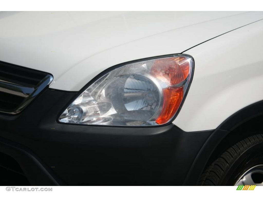 2004 CR-V LX 4WD - Taffeta White / Black photo #8
