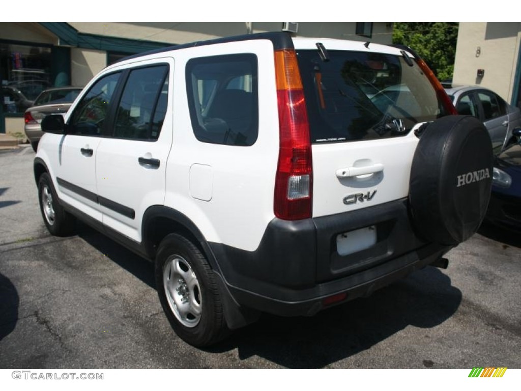 2004 CR-V LX 4WD - Taffeta White / Black photo #10