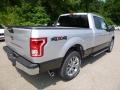 2016 Ingot Silver Ford F150 XLT SuperCab 4x4  photo #3