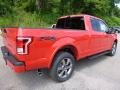 2016 Race Red Ford F150 XLT SuperCab 4x4  photo #2