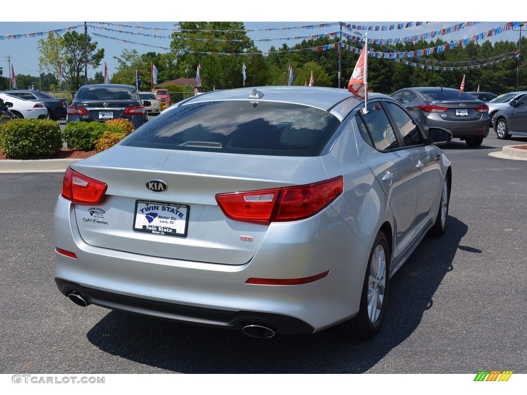 2015 Optima LX - Sparkling Silver / Gray photo #3