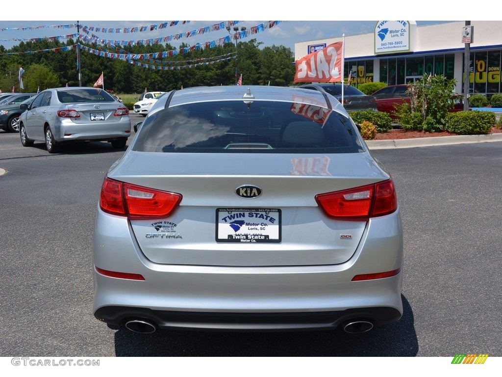 2015 Optima LX - Sparkling Silver / Gray photo #4