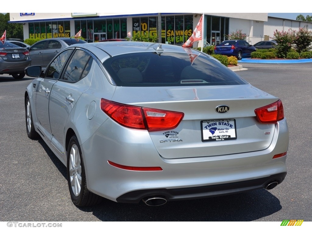 2015 Optima LX - Sparkling Silver / Gray photo #6
