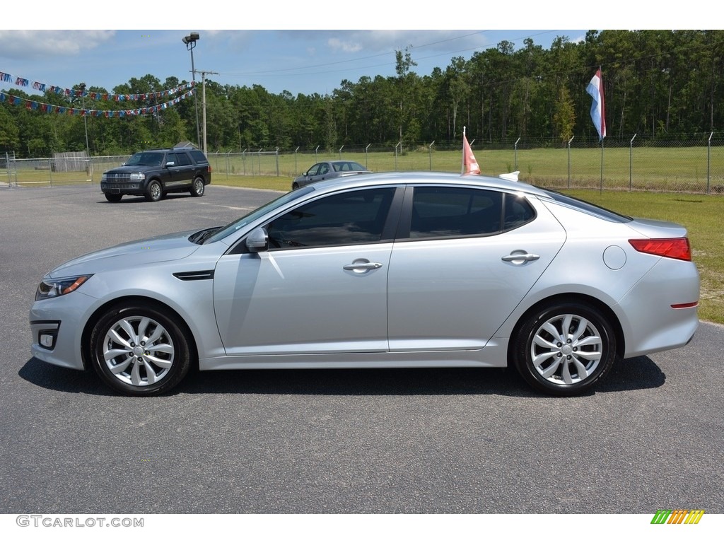 2015 Optima LX - Sparkling Silver / Gray photo #7