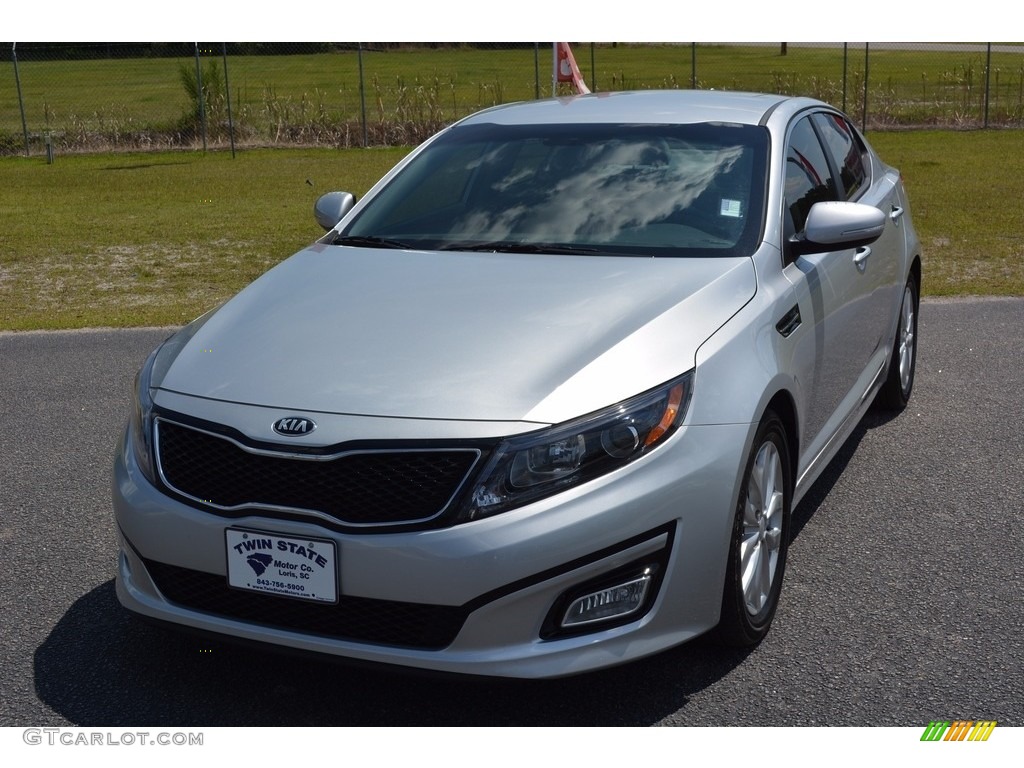 2015 Optima LX - Sparkling Silver / Gray photo #8