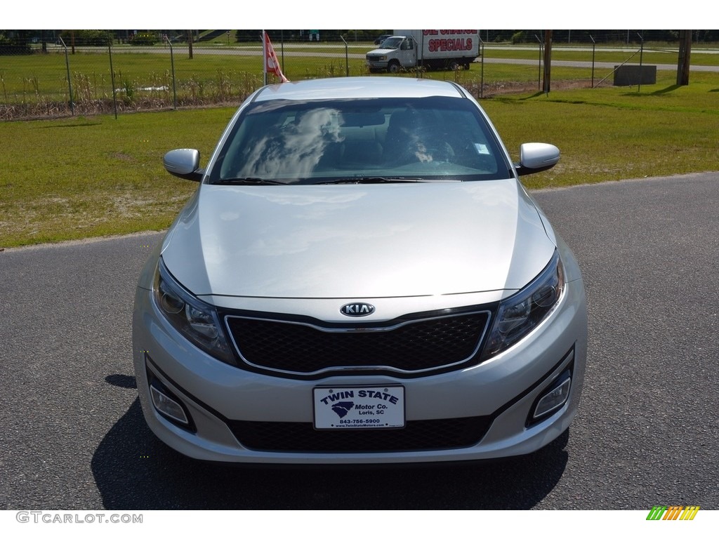 2015 Optima LX - Sparkling Silver / Gray photo #9