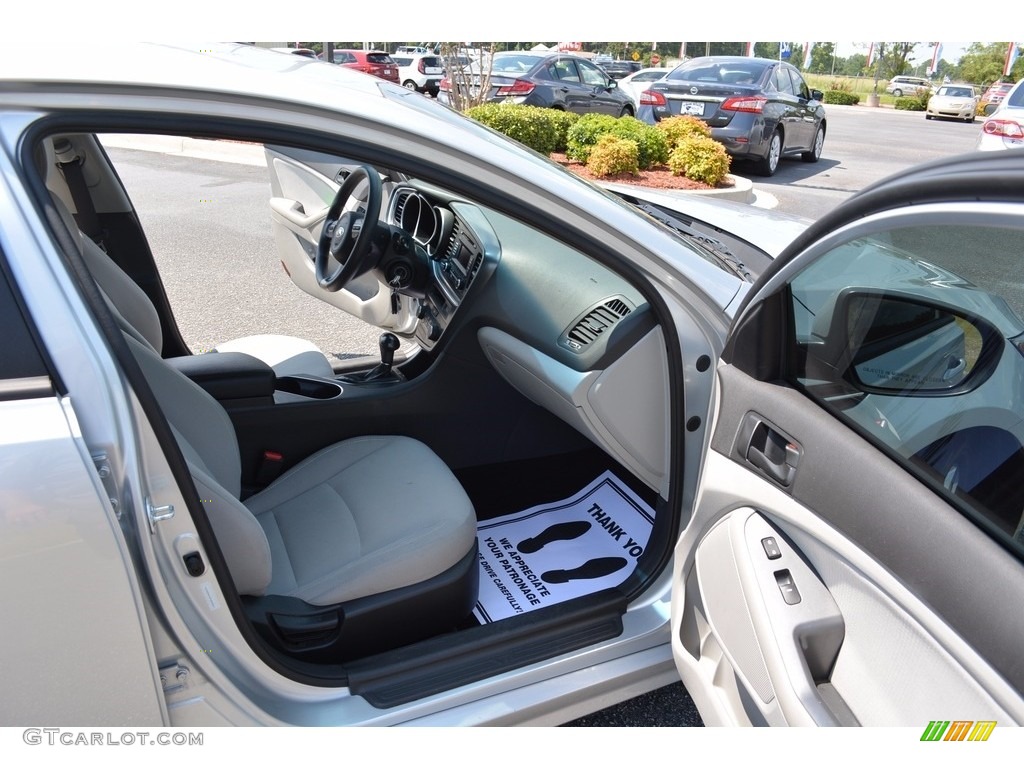 2015 Optima LX - Sparkling Silver / Gray photo #26