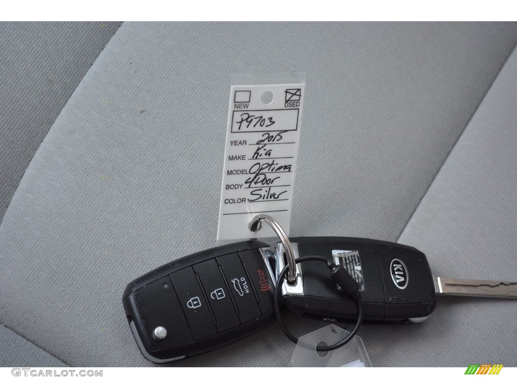 2015 Optima LX - Sparkling Silver / Gray photo #40