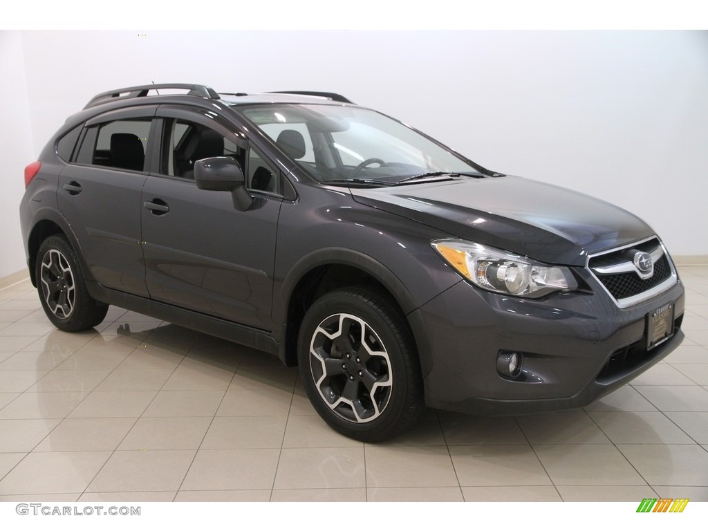 2013 XV Crosstrek 2.0 Limited - Dark Gray Metallic / Black photo #1