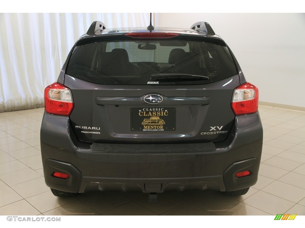 2013 XV Crosstrek 2.0 Limited - Dark Gray Metallic / Black photo #17