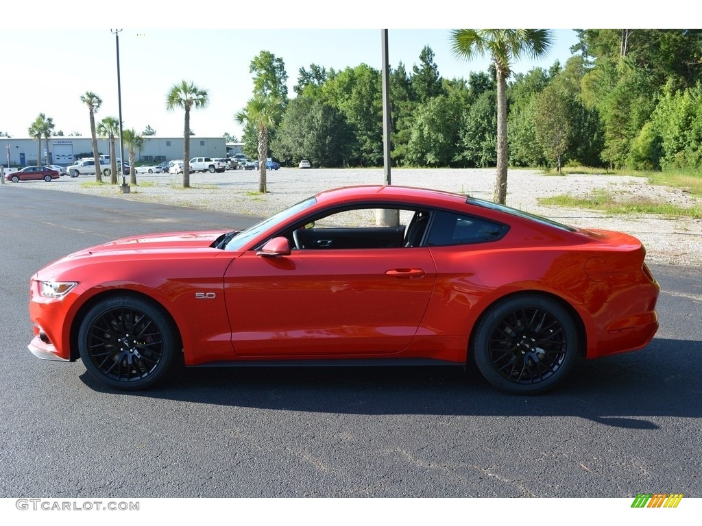 2017 Mustang GT Coupe - Race Red / Ebony photo #7