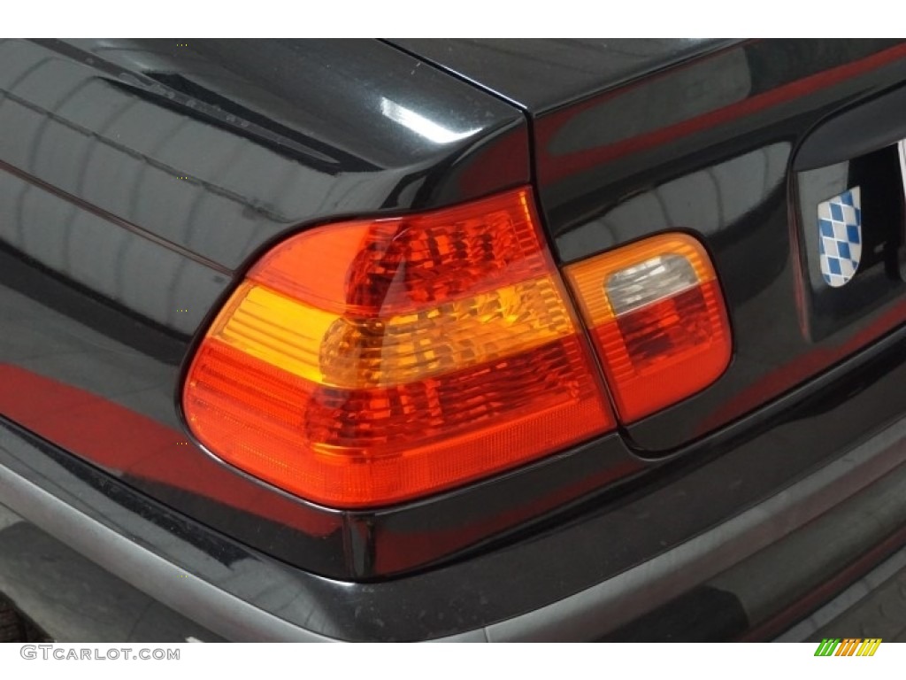 2002 3 Series 325xi Sedan - Jet Black / Black photo #66