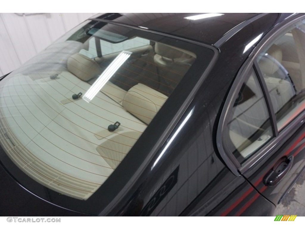 2002 3 Series 325xi Sedan - Jet Black / Black photo #85