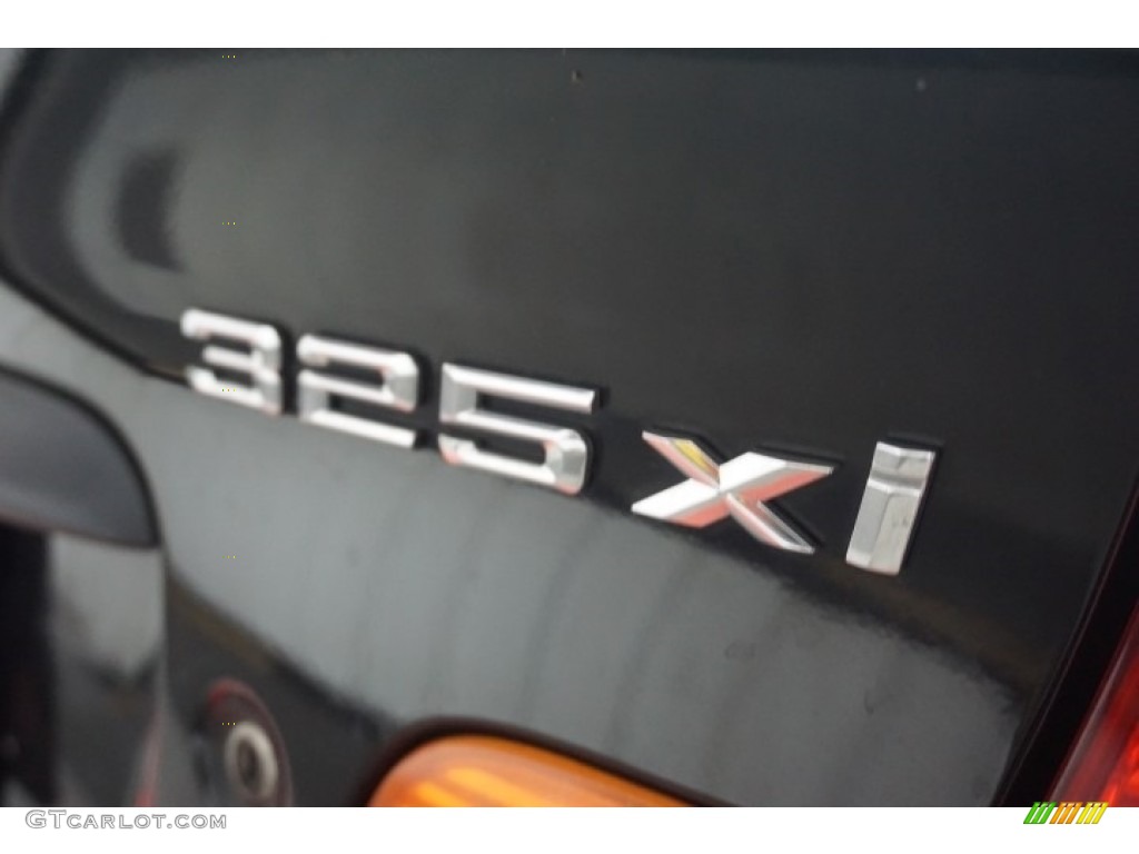 2002 3 Series 325xi Sedan - Jet Black / Black photo #89