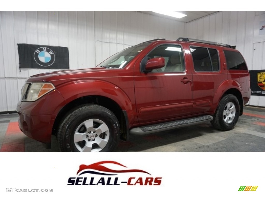 Red Brawn Pearl Nissan Pathfinder