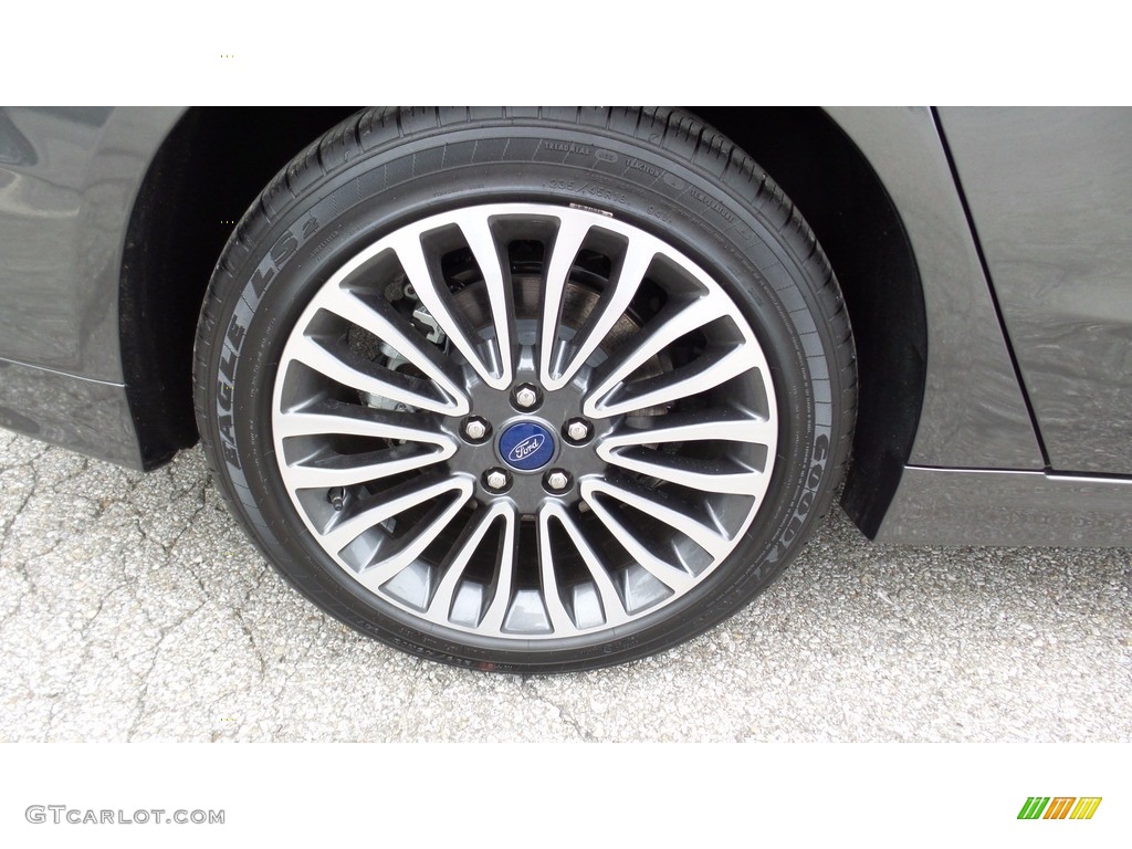 2017 Fusion SE AWD - Magnetic / Medium Light Stone photo #4