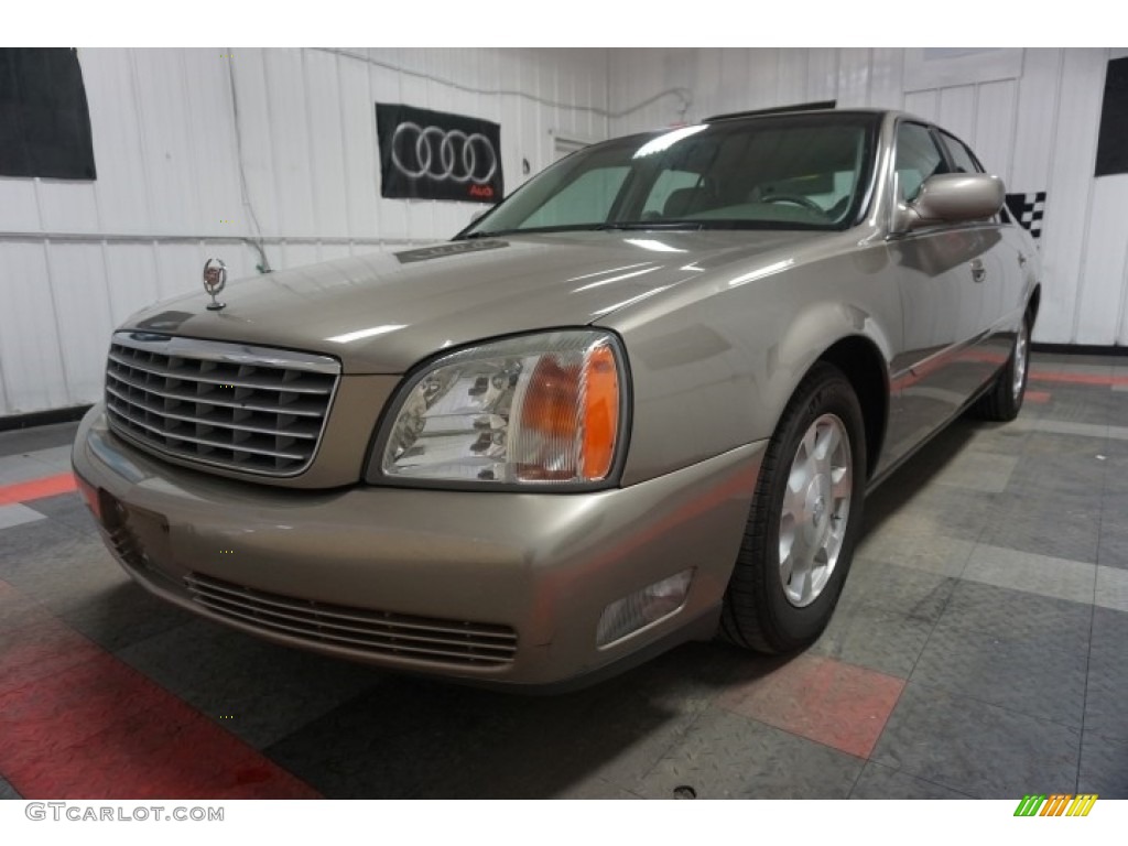 2002 DeVille Sedan - Cashmere Metallic / Oatmeal photo #3