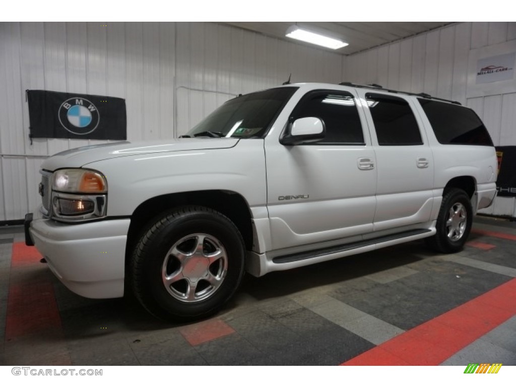 2004 Yukon XL Denali AWD - Summit White / Sandstone photo #2