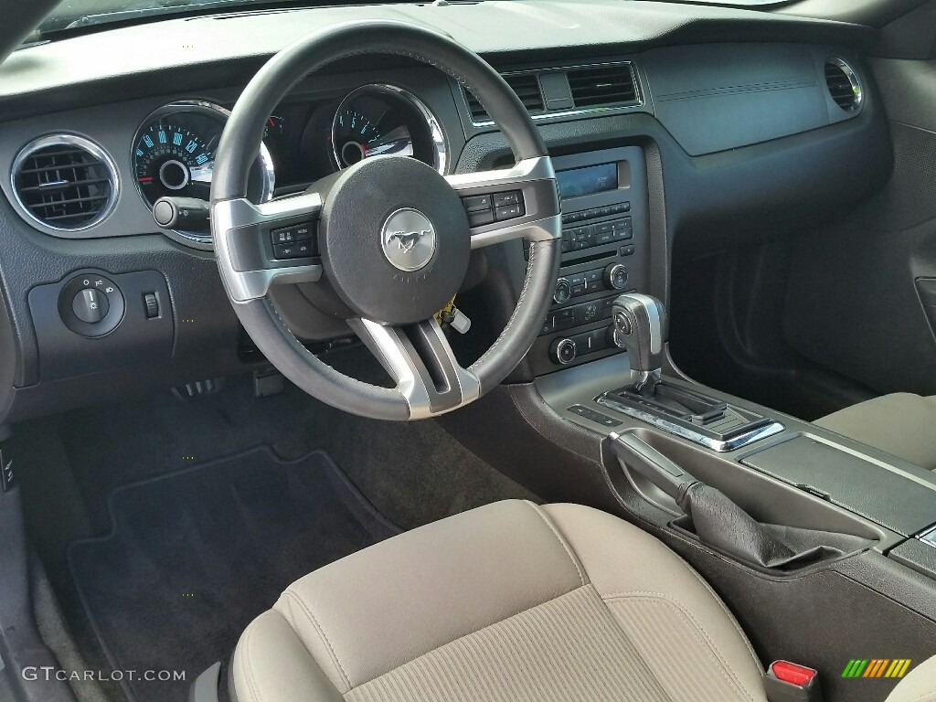 2014 Mustang V6 Convertible - Sterling Gray / Medium Stone photo #11