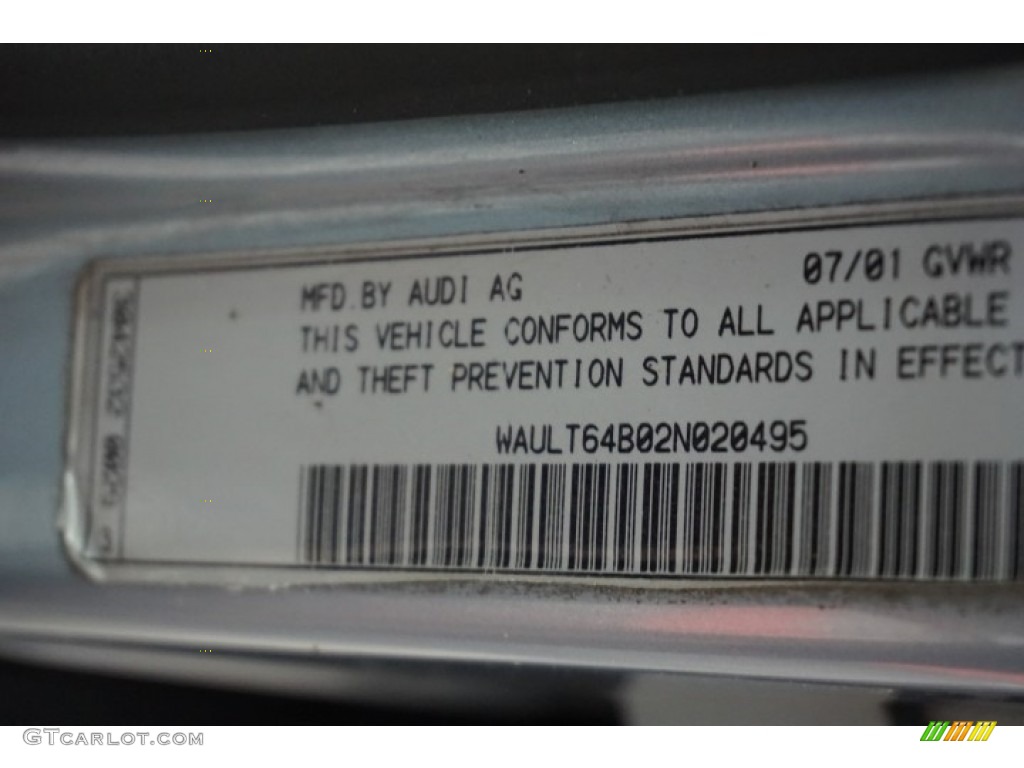 2002 A6 3.0 quattro Sedan - Crystal Blue Metallic / Beige photo #16