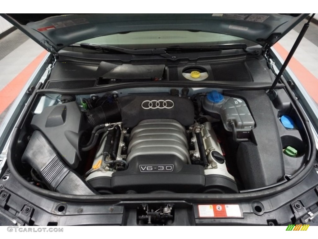 2002 A6 3.0 quattro Sedan - Crystal Blue Metallic / Beige photo #48