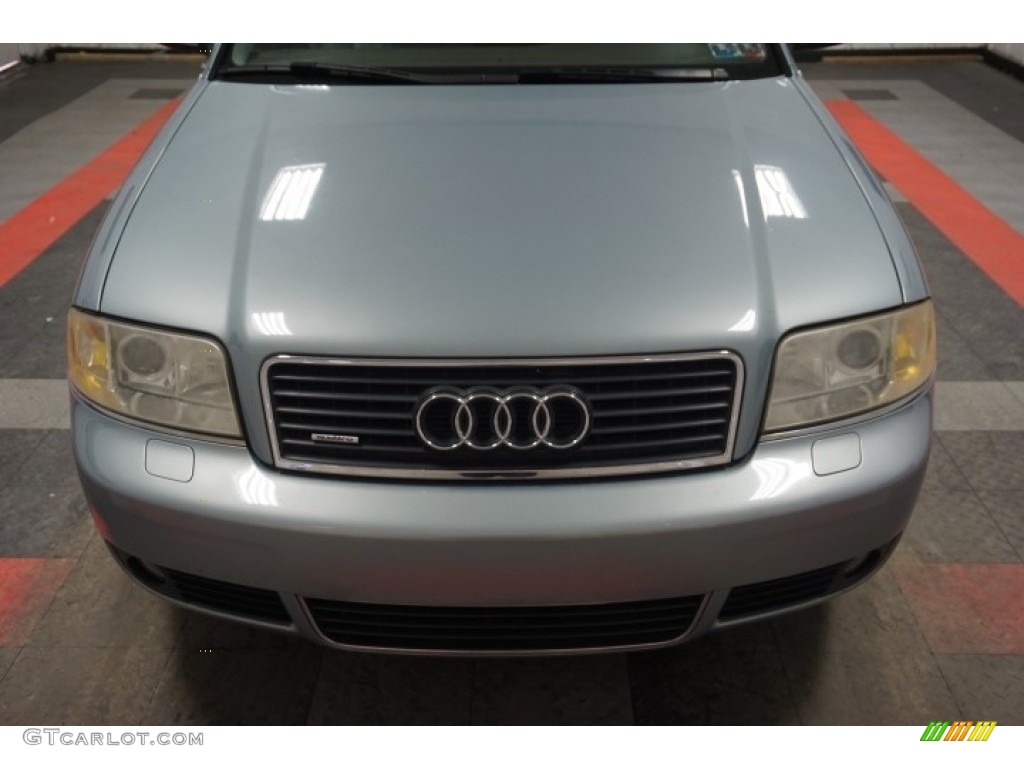2002 A6 3.0 quattro Sedan - Crystal Blue Metallic / Beige photo #55