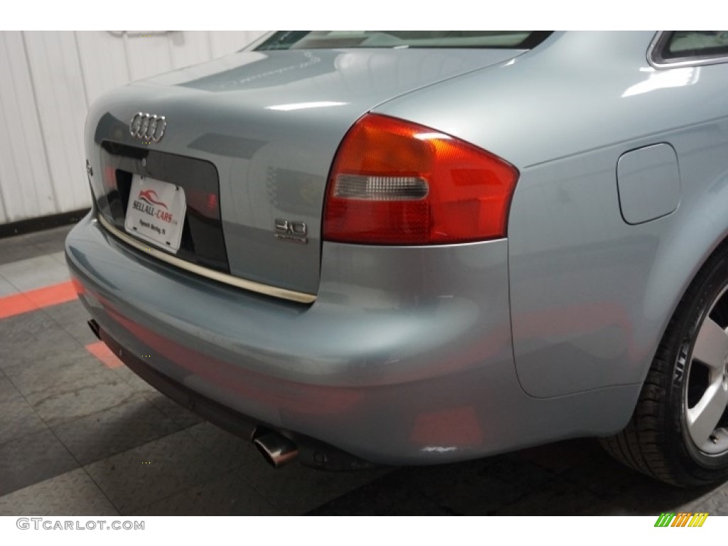 2002 A6 3.0 quattro Sedan - Crystal Blue Metallic / Beige photo #68