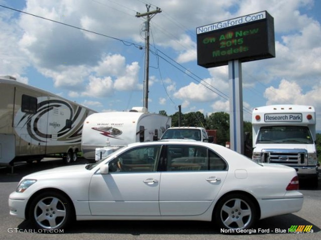 2006 LS 430 - Crystal White / Ash photo #2