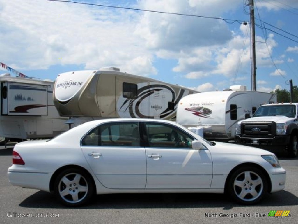 2006 LS 430 - Crystal White / Ash photo #6
