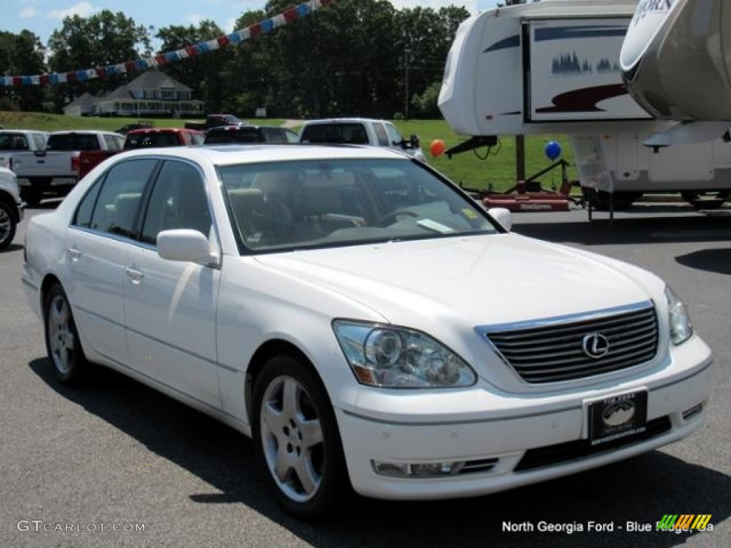 2006 LS 430 - Crystal White / Ash photo #7