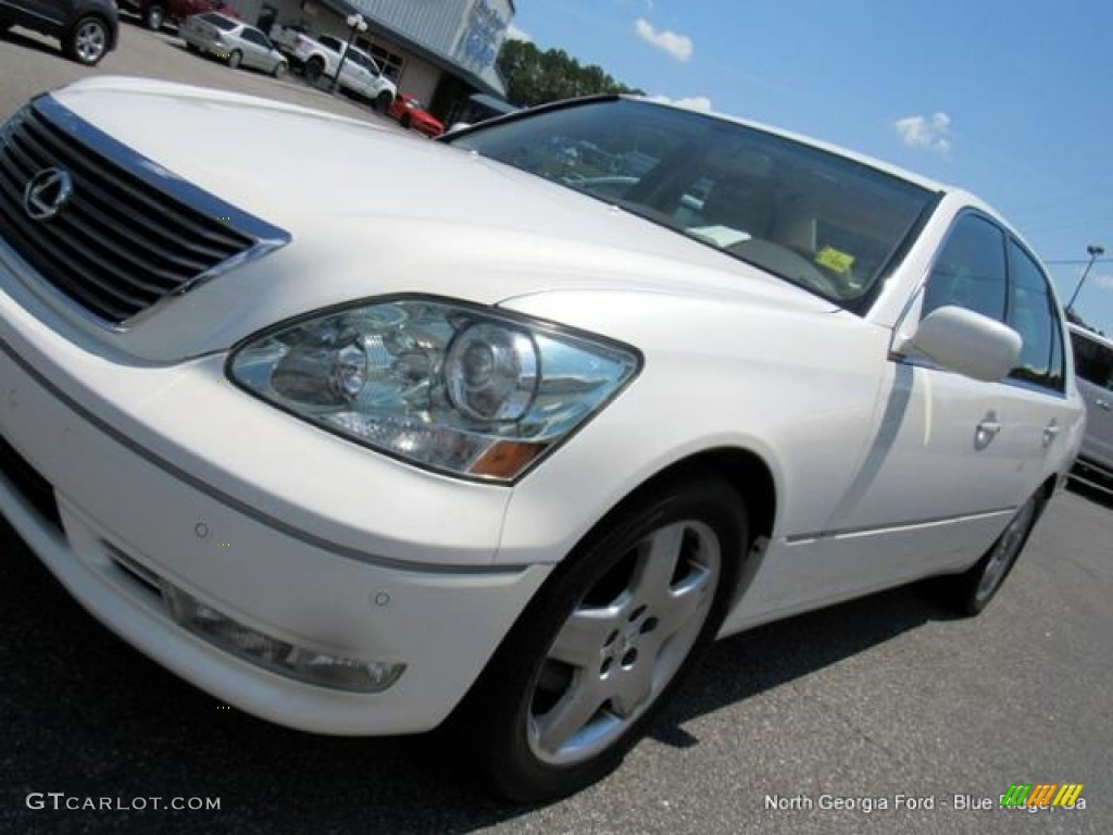 2006 LS 430 - Crystal White / Ash photo #30