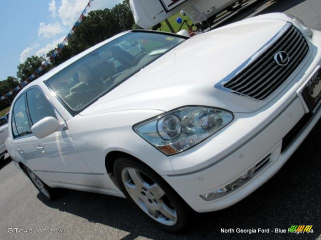 2006 LS 430 - Crystal White / Ash photo #31