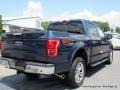 2016 Blue Jeans Ford F150 Lariat SuperCrew 4x4  photo #5