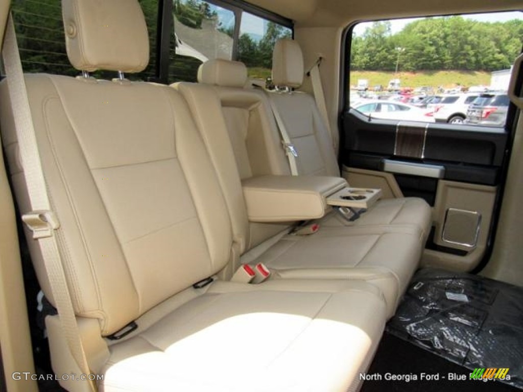 2016 F150 Lariat SuperCrew 4x4 - Blue Jeans / Medium Light Camel photo #14