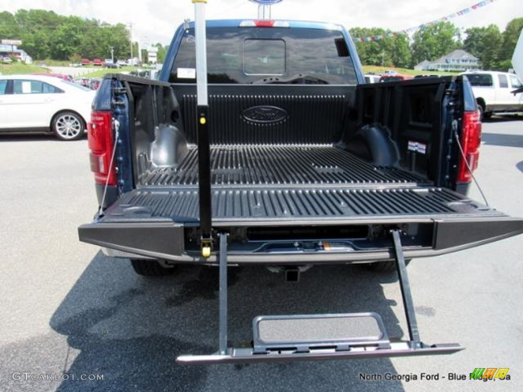 2016 F150 Lariat SuperCrew 4x4 - Blue Jeans / Medium Light Camel photo #15