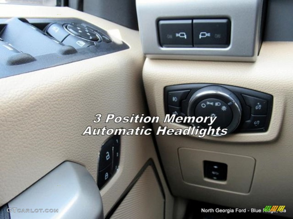 2016 F150 Lariat SuperCrew 4x4 - Blue Jeans / Medium Light Camel photo #26