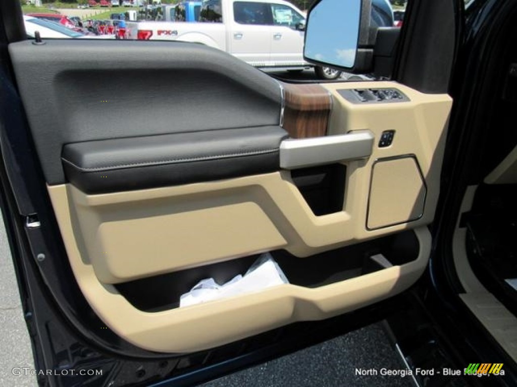 2016 F150 Lariat SuperCrew 4x4 - Blue Jeans / Medium Light Camel photo #32