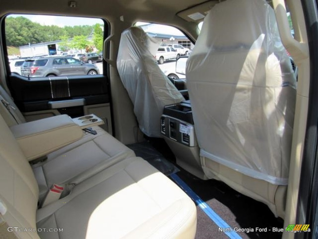 2016 F150 Lariat SuperCrew 4x4 - Blue Jeans / Medium Light Camel photo #36