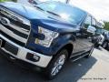 2016 Blue Jeans Ford F150 Lariat SuperCrew 4x4  photo #37