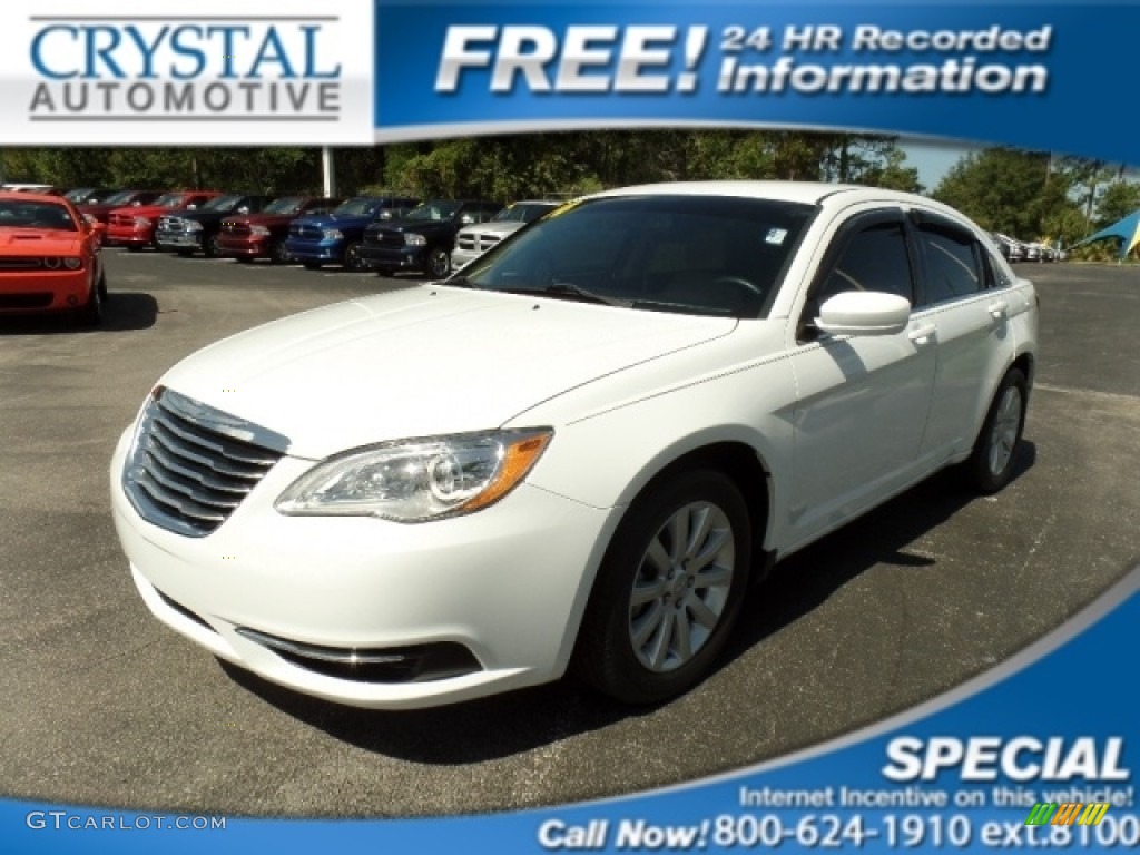 2014 200 Touring Sedan - Bright White / Black/Light Frost Beige photo #1