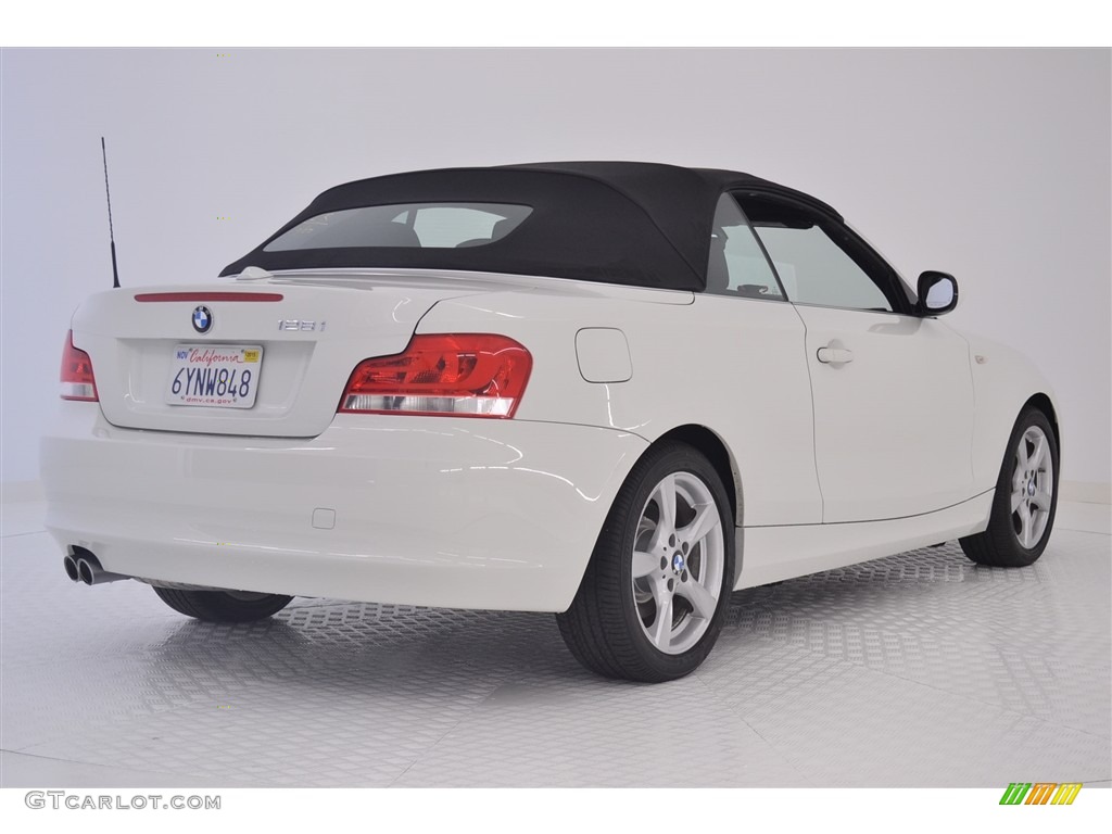 2013 1 Series 128i Convertible - Alpine White / Black photo #7