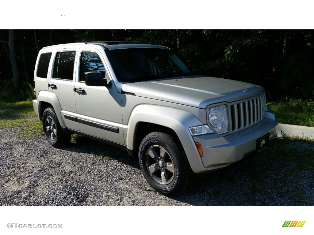 2008 Liberty Sport 4x4 - Light Graystone Pearl / Pastel Slate Gray photo #1