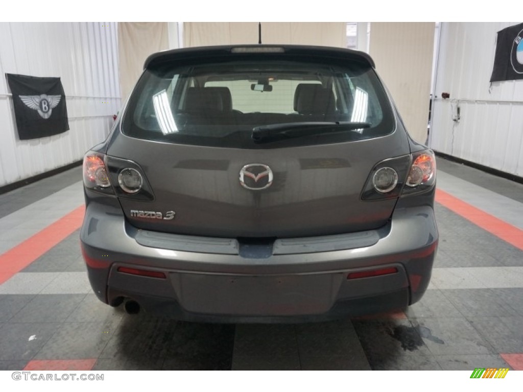 2007 MAZDA3 s Touring Hatchback - Galaxy Gray Mica / Black photo #9