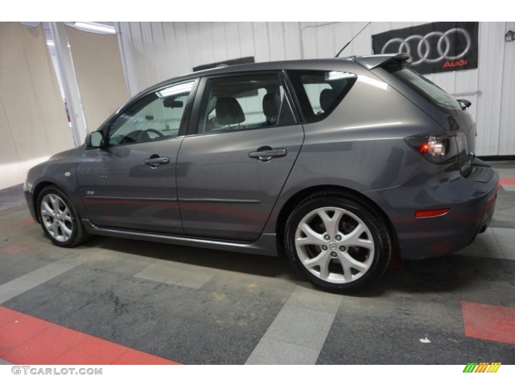 2007 MAZDA3 s Touring Hatchback - Galaxy Gray Mica / Black photo #11