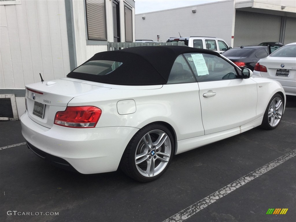 2013 1 Series 135i Convertible - Alpine White / Black photo #27