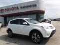 2015 Super White Toyota RAV4 Limited AWD  photo #2