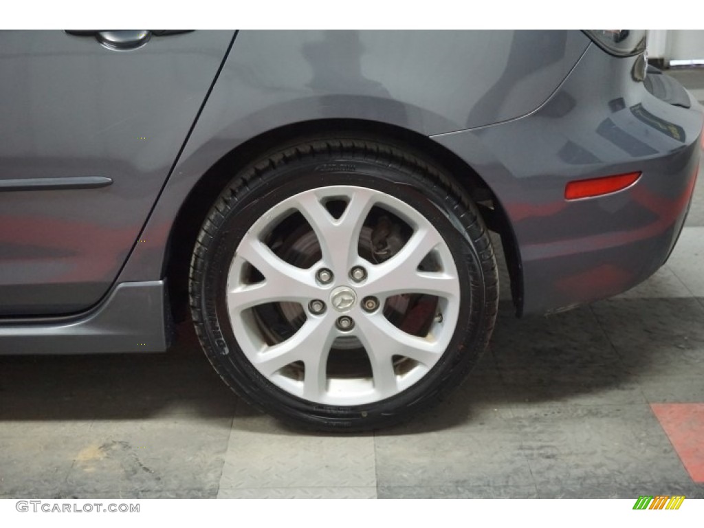 2007 MAZDA3 s Touring Hatchback - Galaxy Gray Mica / Black photo #68