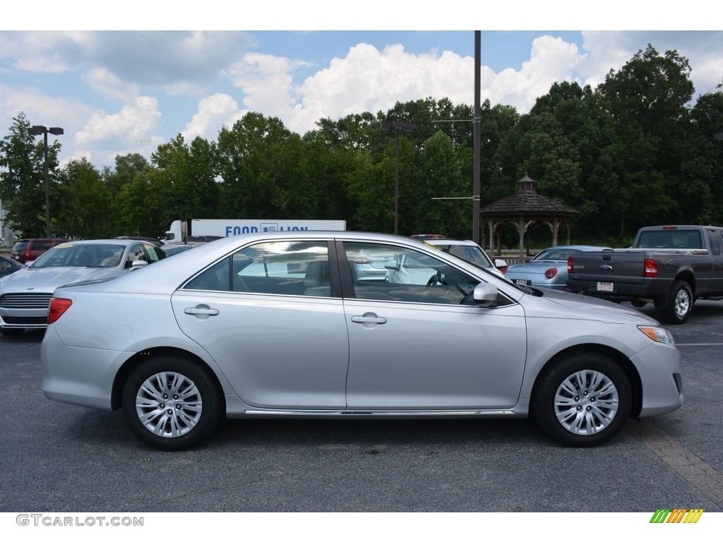 2013 Camry LE - Classic Silver Metallic / Ivory photo #2